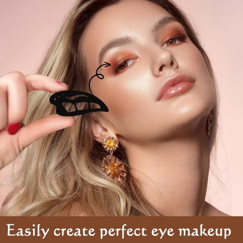 🔵 2pcs Eyeshadow Tools Eye Makeup Assistant NEW womens makeup - Picture 6 of 7